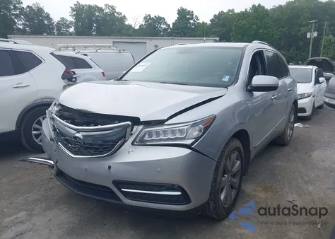 2014 Acura Mdx Advance Pkg W/Entertainment Pkg z USA, uszkodzony, nr VIN 5FRYD4H80EB042037